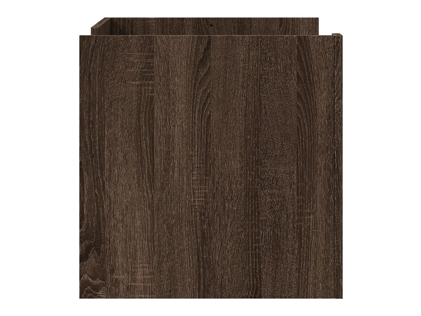 Mesa de centro de madera de ingeniería marrón roble 80x50x50 cm