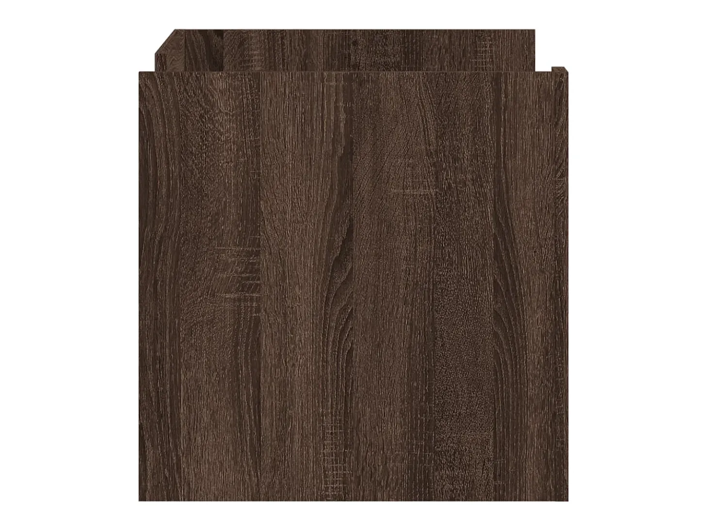Mesa de centro de madera de ingeniería marrón roble 80x50x50 cm