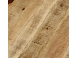 Mesa de centro de madera de mango rugosa 65x32 cm