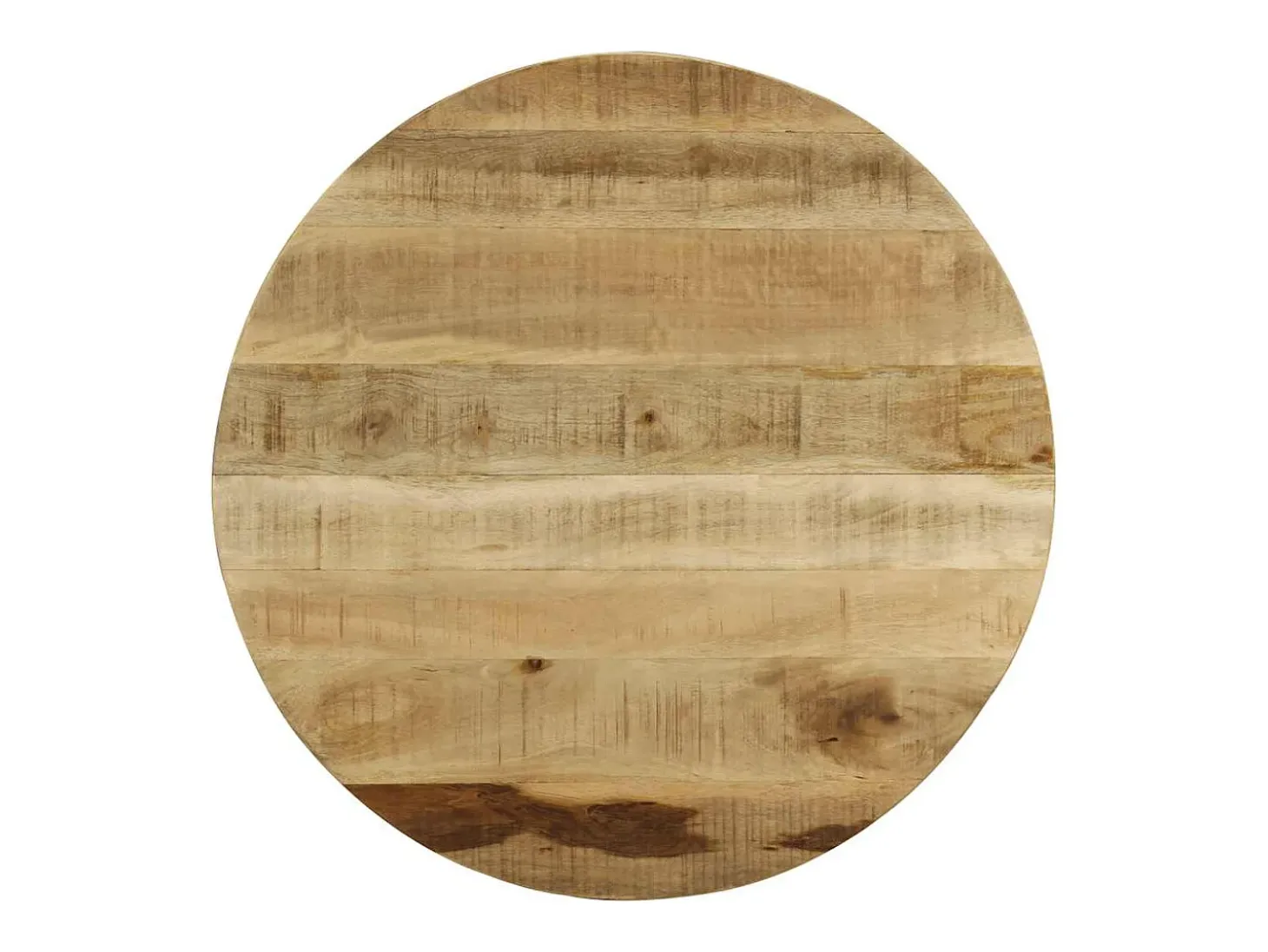 Mesa de centro de madera de mango rugosa 65x32 cm