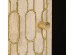 Mesa de centro de madera maciza mango 100x54x40 cm