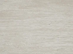Mesa de centro de MDF - Efecto travertino beige y natural oscuro - ALOZYA