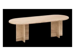 Mesa de centro de mármol DECOWOOD de 120x50cm - TOSCANA - DECOWOOD