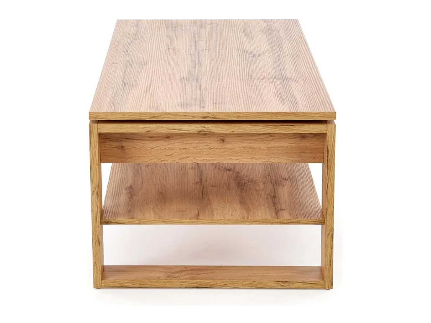 Mesa de centro elevable 120 x 65 cm de roble GEMMA