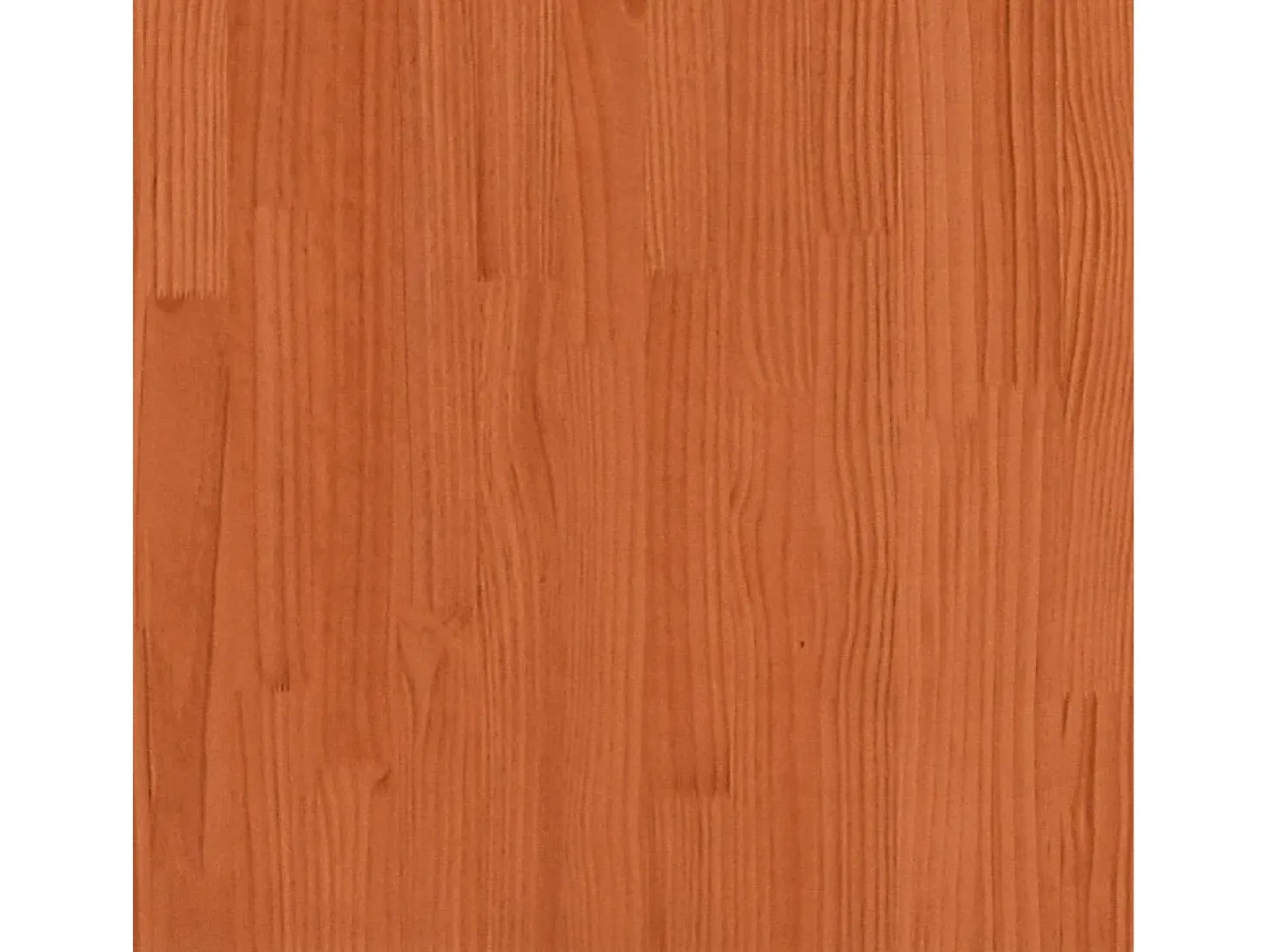 Mesa de centro encerada marrón 100x100x40 cm madera maciza de pino