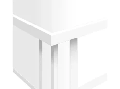 Mesa de centro especular madera tecnológica vidrio 106x45x45 cm