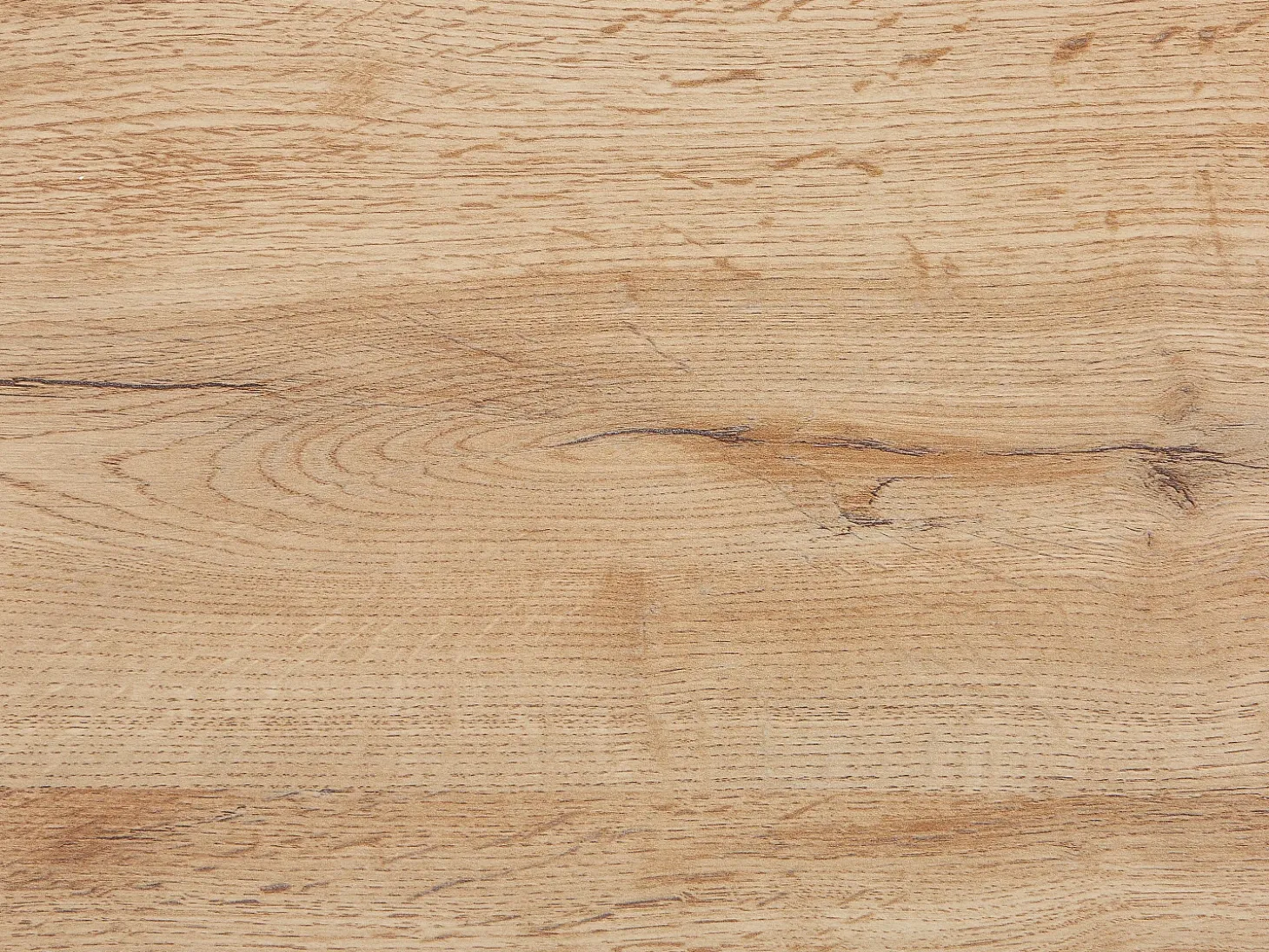 Mesa de centro extensible en MDF con 1 cajón y 1 estante - Natural y Blanco - MANDREA