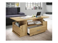 Mesa de centro Junata decoración roble.
