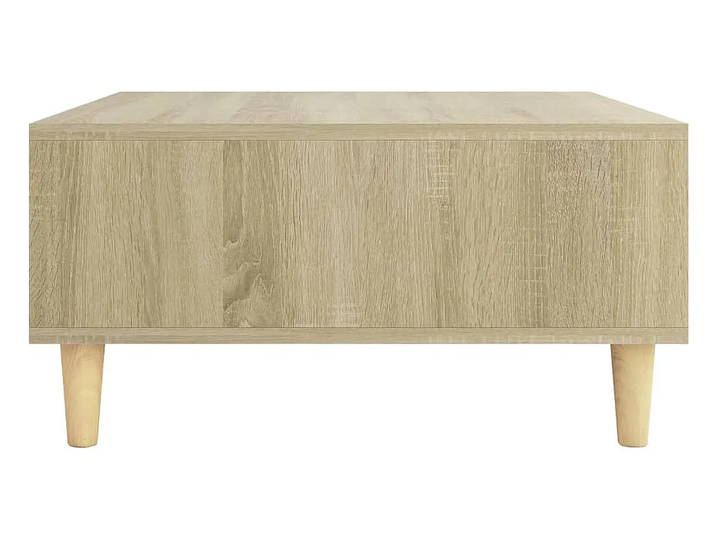 Mesa de centro madera contrachapada roble Sonoma 60x60x30 cm