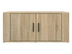 Mesa de centro madera contrachapada roble Sonoma 80x50x36 cm