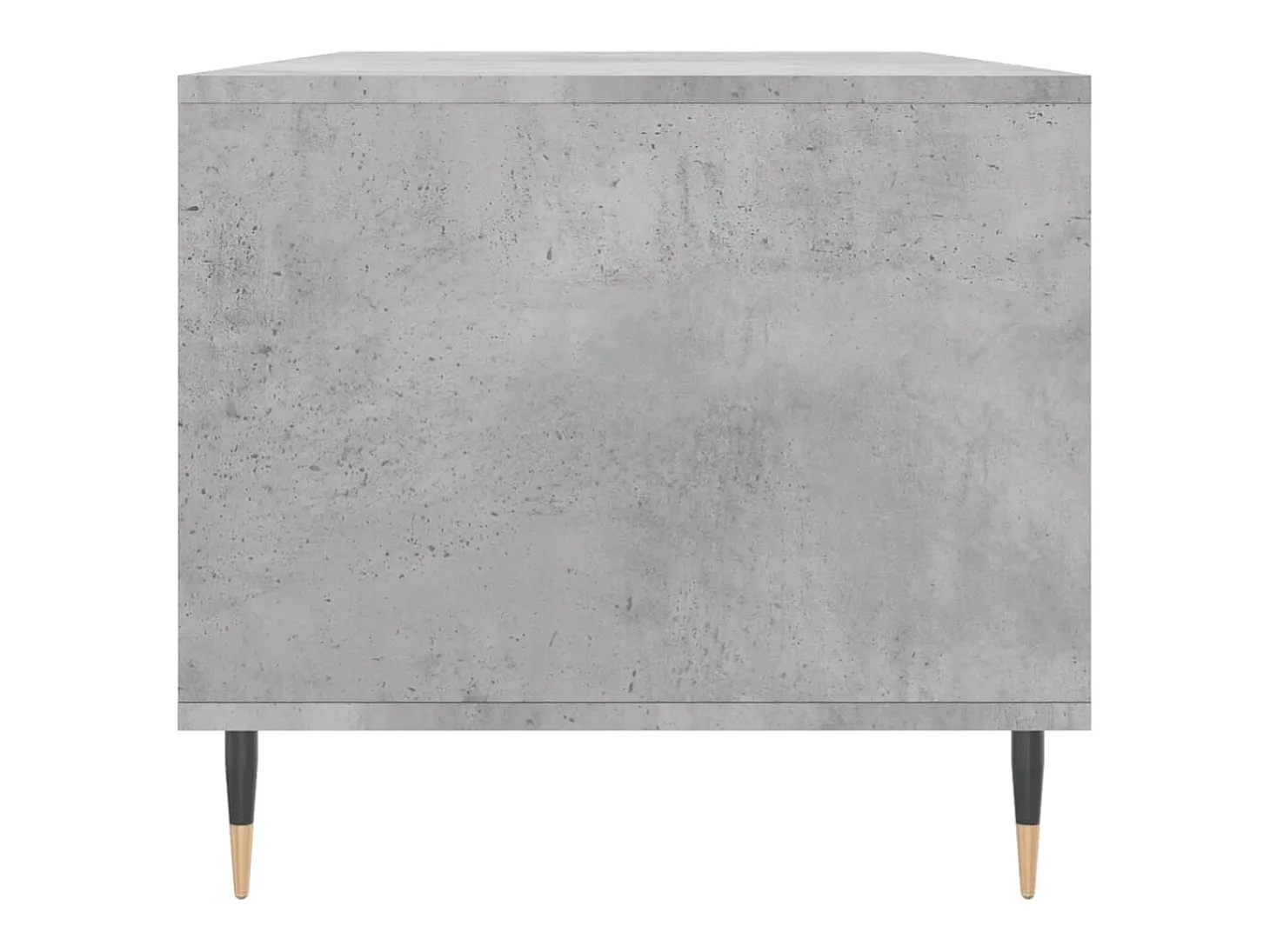 Mesa de centro madera contrachapada gris hormigón 90x49x45 cm