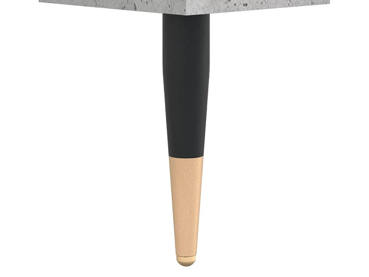 Mesa de centro madera contrachapada gris hormigón 90x49x45 cm