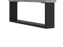 Mesa de centro madera contrachapada gris Sonoma 55x55x36,5 cm
