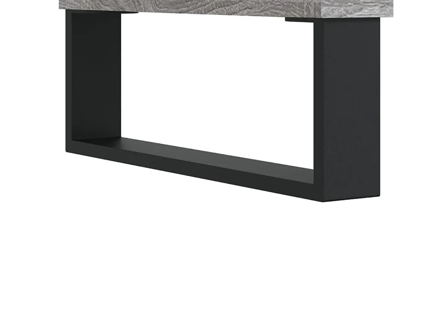 Mesa de centro madera contrachapada gris Sonoma 55x55x36,5 cm