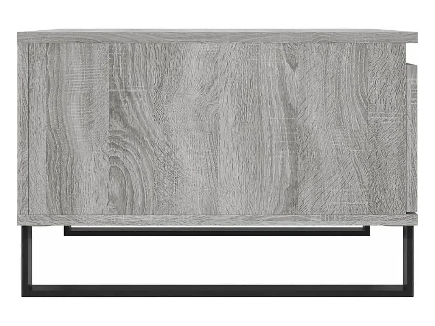Mesa de centro madera contrachapada gris Sonoma 55x55x36,5 cm