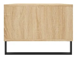 Mesa de centro madera contrachapada roble Sonoma 90x50x36,5 cm