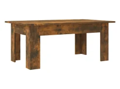 Mesa de centro madera contrachapada roble ahumado 100x60x42 cm