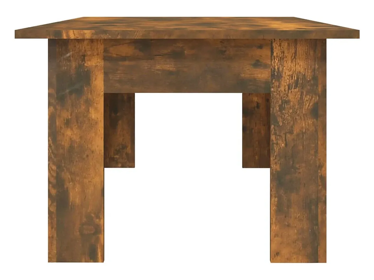 Mesa de centro madera contrachapada roble ahumado 100x60x42 cm