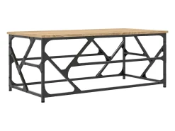Mesa de centro madera contrachapada roble Sonoma 100x50x40 cm