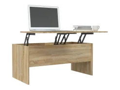 Mesa de centro madera contrachapada Sonoma 102x50,5x46,5 cm