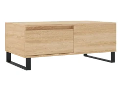 Mesa de centro madera contrachapada roble Sonoma 90x50x36,5 cm