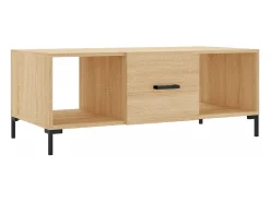 Mesa de centro madera contrachapada roble Sonoma 102x50x40 cm