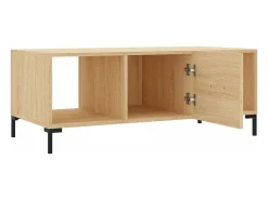 Mesa de centro madera contrachapada roble Sonoma 102x50x40 cm
