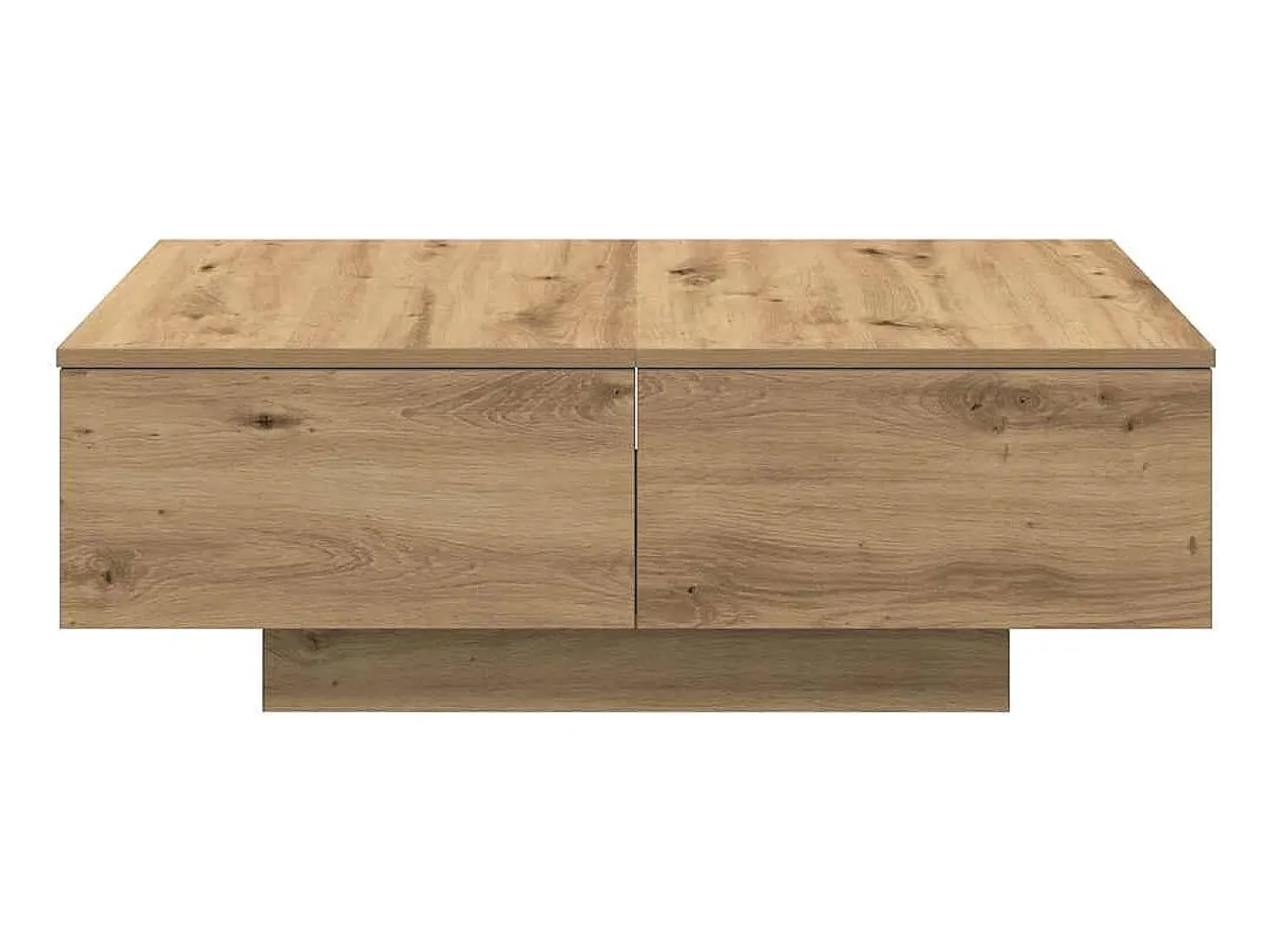 Mesa de centro madera de ingeniería roble artisan 90x60x31 cm