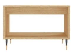 Mesa de centro madera de ingeniería roble Sonoma 60x50x40 cm