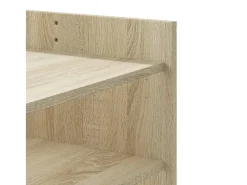 Mesa de centro madera de ingeniería roble Sonoma 100x50x50 cm