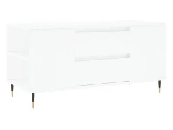 Mesa de centro madera de ingeniería blanco 102x44,5x50 cm ES84952