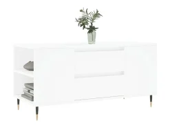 Mesa de centro madera de ingeniería blanco 102x44,5x50 cm ES84952