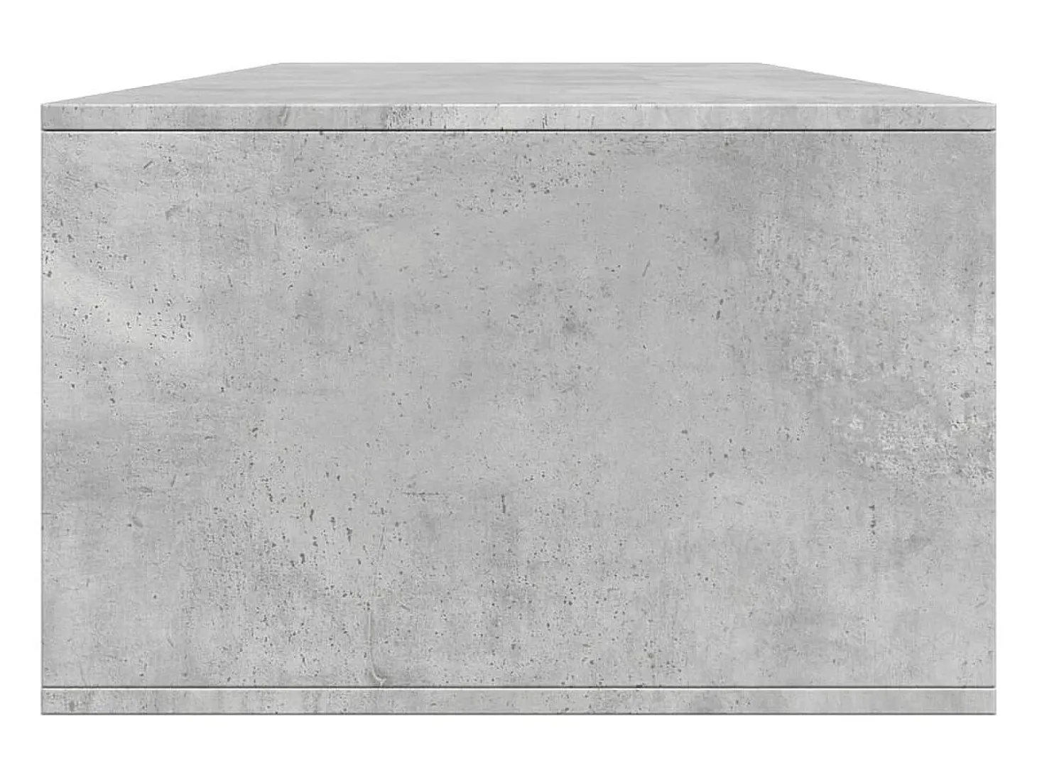 Mesa de centro madera de ingeniería gris hormigón 102x55x35 cm