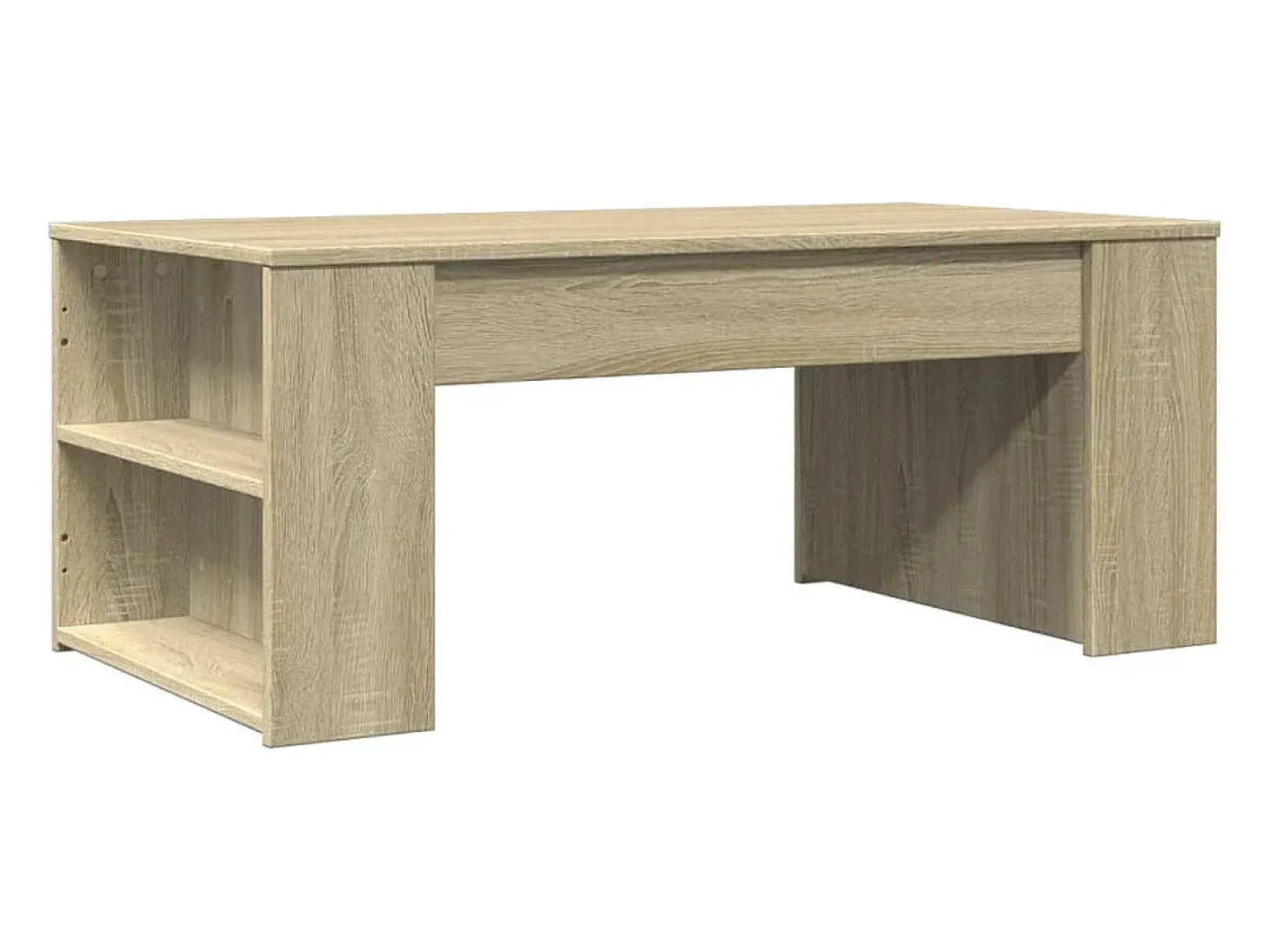 Mesa de centro madera de ingeniería roble Sonoma 102x55x42 cm