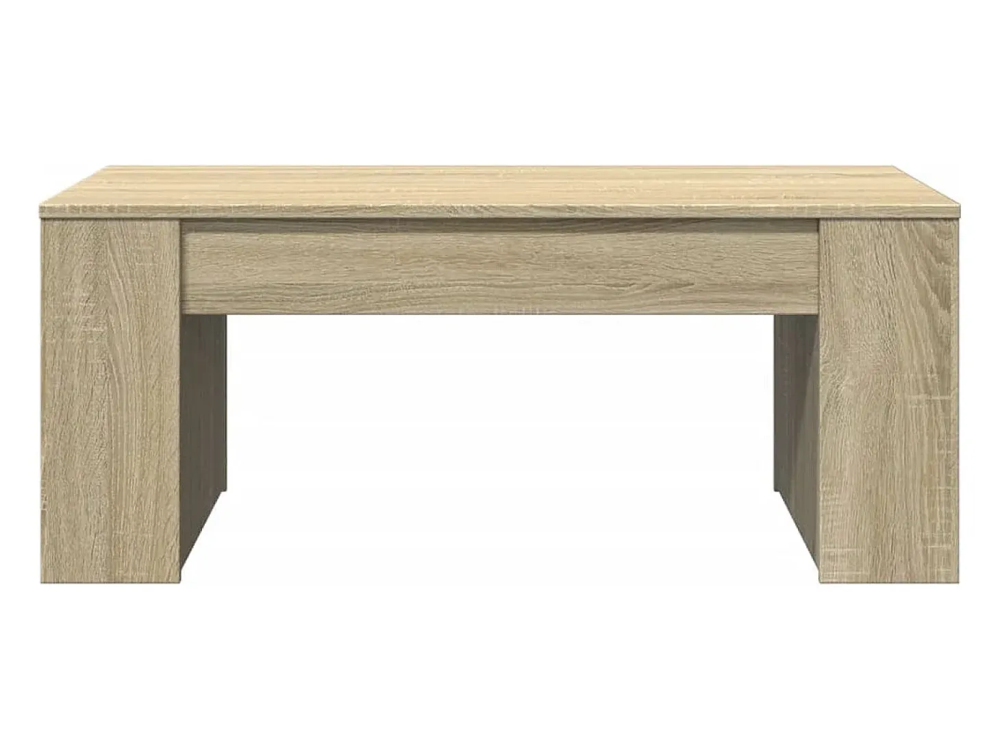 Mesa de centro madera de ingeniería roble Sonoma 102x55x42 cm