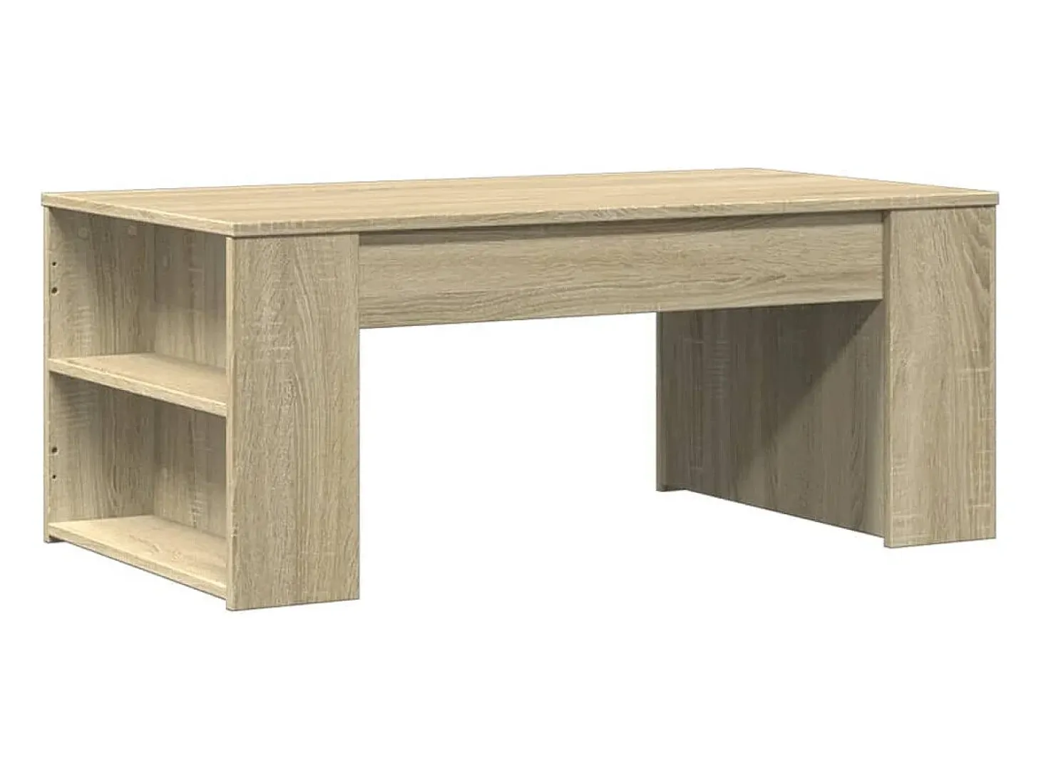 Mesa de centro madera de ingeniería roble Sonoma 102x55x42 cm
