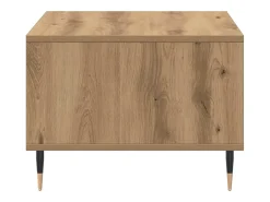 Mesa de centro madera de ingeniería roble artisan 60x50x36,5 cm