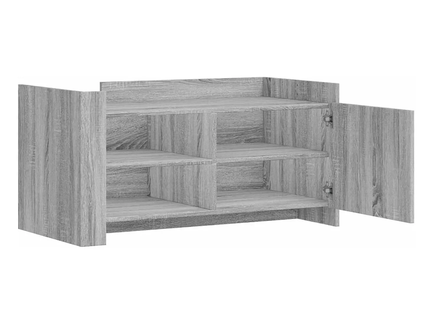 Mesa de centro madera de ingeniería gris Sonoma 100x50x50 cm