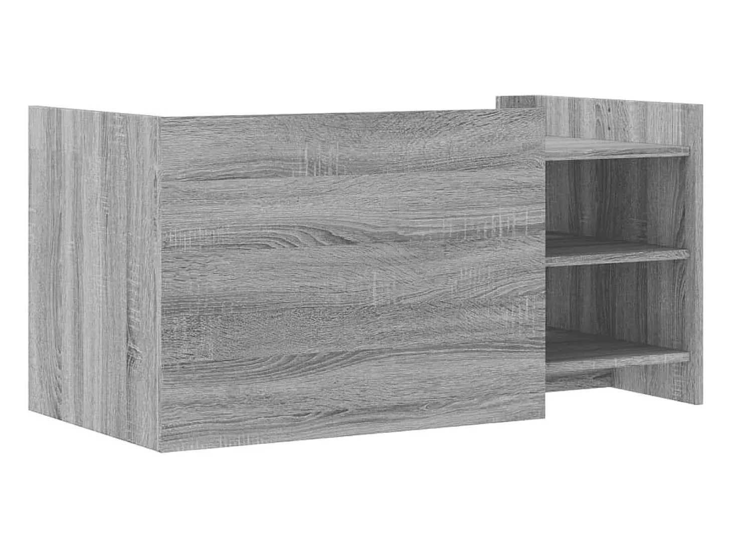Mesa de centro madera de ingeniería gris Sonoma 100x50x50 cm