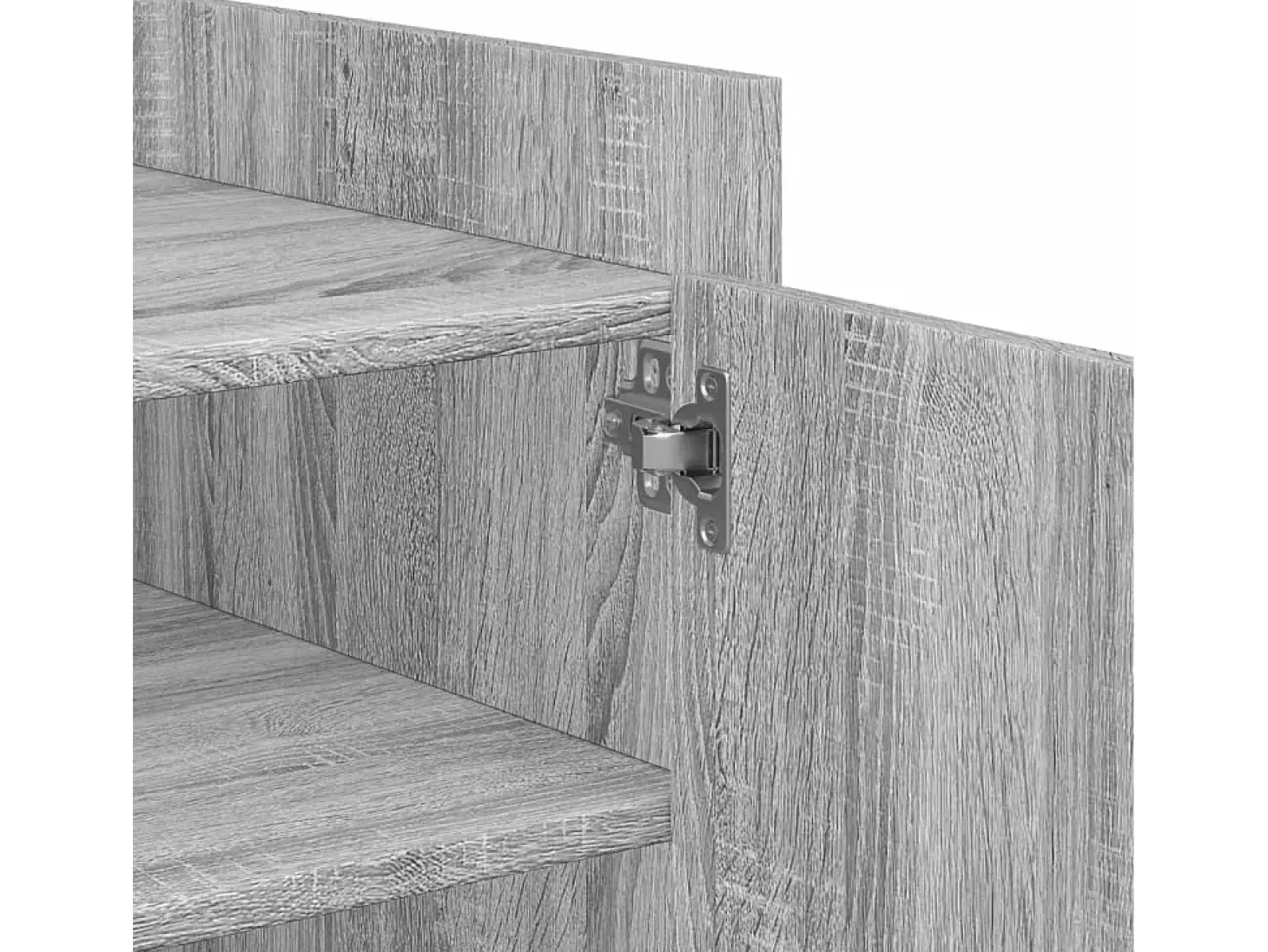 Mesa de centro madera de ingeniería gris Sonoma 100x50x50 cm