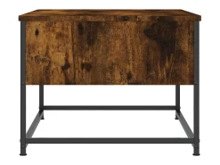 Mesa de centro madera de ingeniería roble ahumado 100x51x40 cm