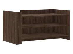 Mesa de centro madera de ingeniería marrón roble 100x50x50 cm