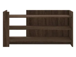 Mesa de centro madera de ingeniería marrón roble 100x50x50 cm