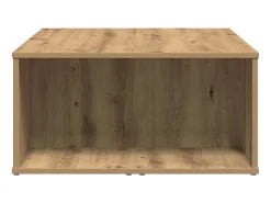Mesa de centro madera de ingeniería roble artisan 90x67x33 cm