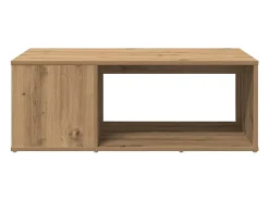 Mesa de centro madera de ingeniería roble artisan 90x67x33 cm