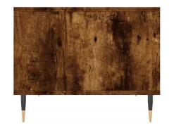 Mesa de centro madera de ingeniería roble ahumado 60x50x40 cm