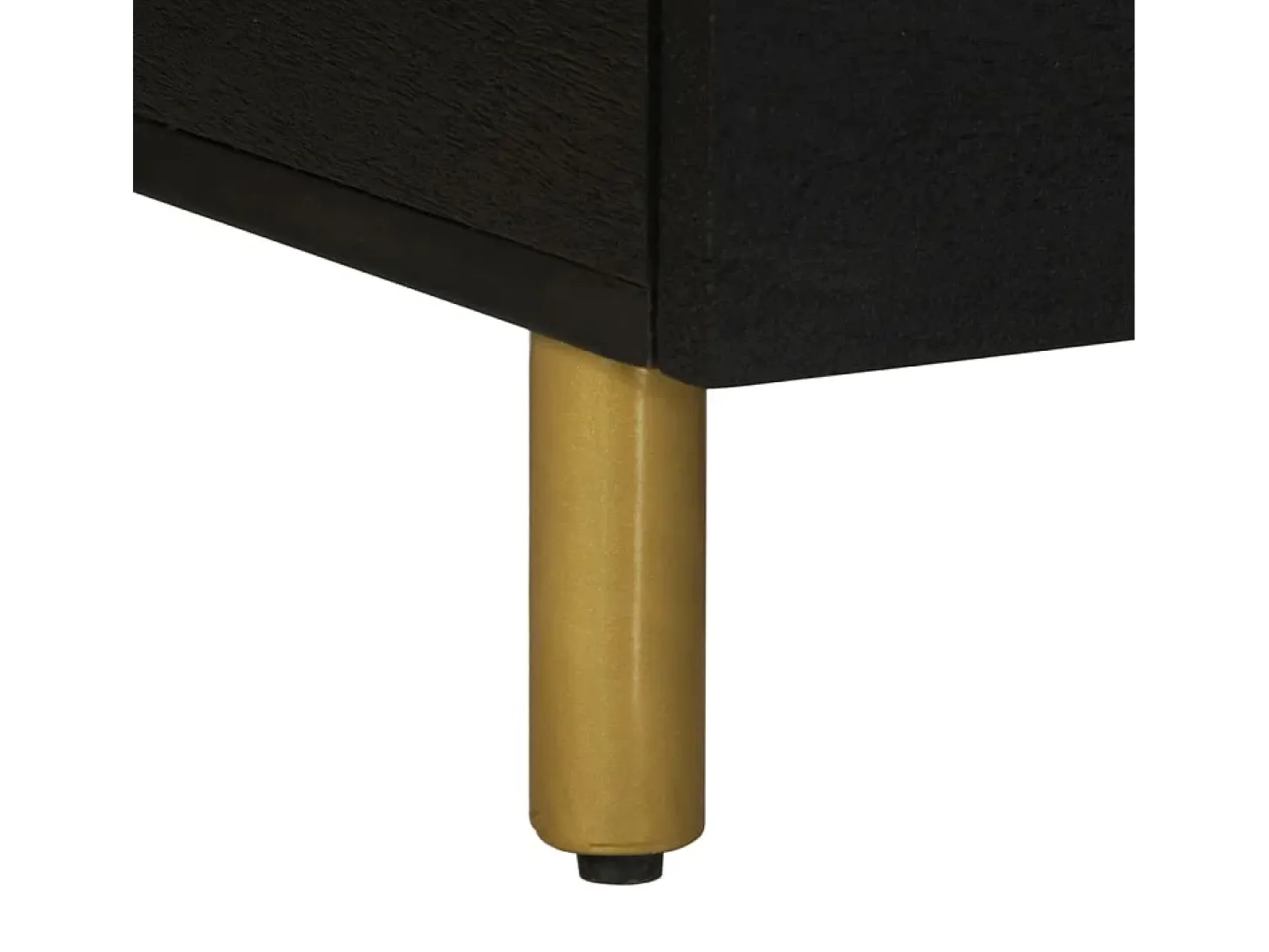 Mesa de centro madera de ingeniería negra 80x54x40 cm