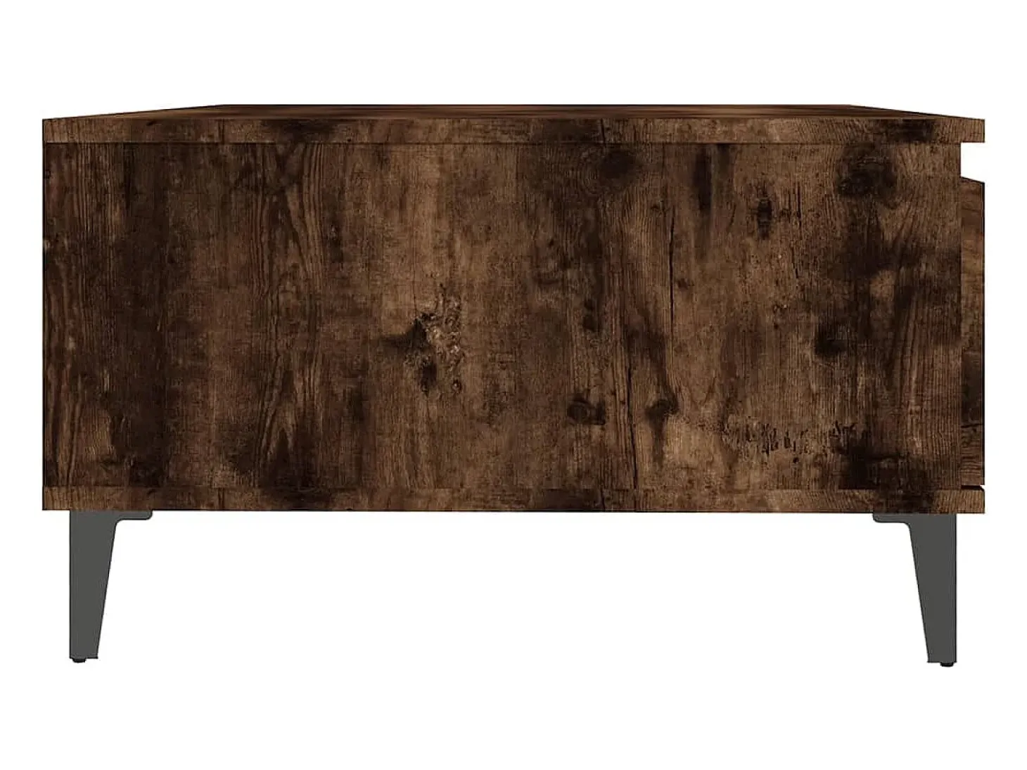 Mesa de centro madera de ingeniería roble ahumado 90x60x35 cm