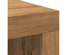Mesa de centro madera de ingeniería roble artisan 102x50x35 cm