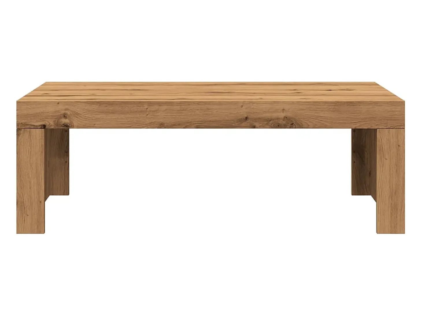 Mesa de centro madera de ingeniería roble artisan 102x50x35 cm